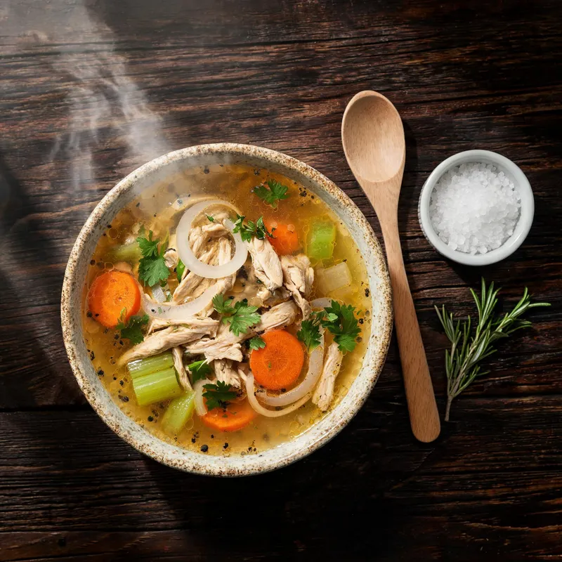 Bone Broth Soup Recipe Chicken: Hearty Chicken Bone Broth Soup
