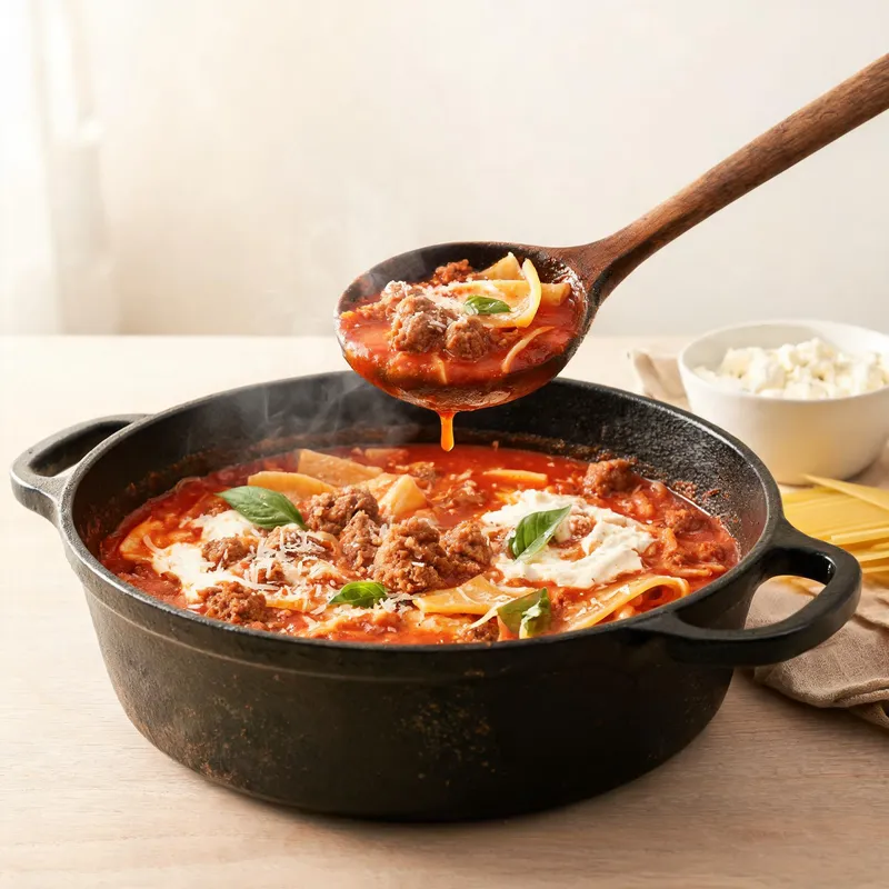 Lasagna Soup Cottage Cheese: One-Pot Comfort in 30 Minutes