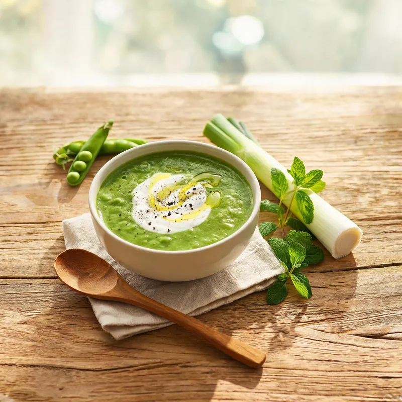 Leek and Pea Soup: A Fresh Spring Classic